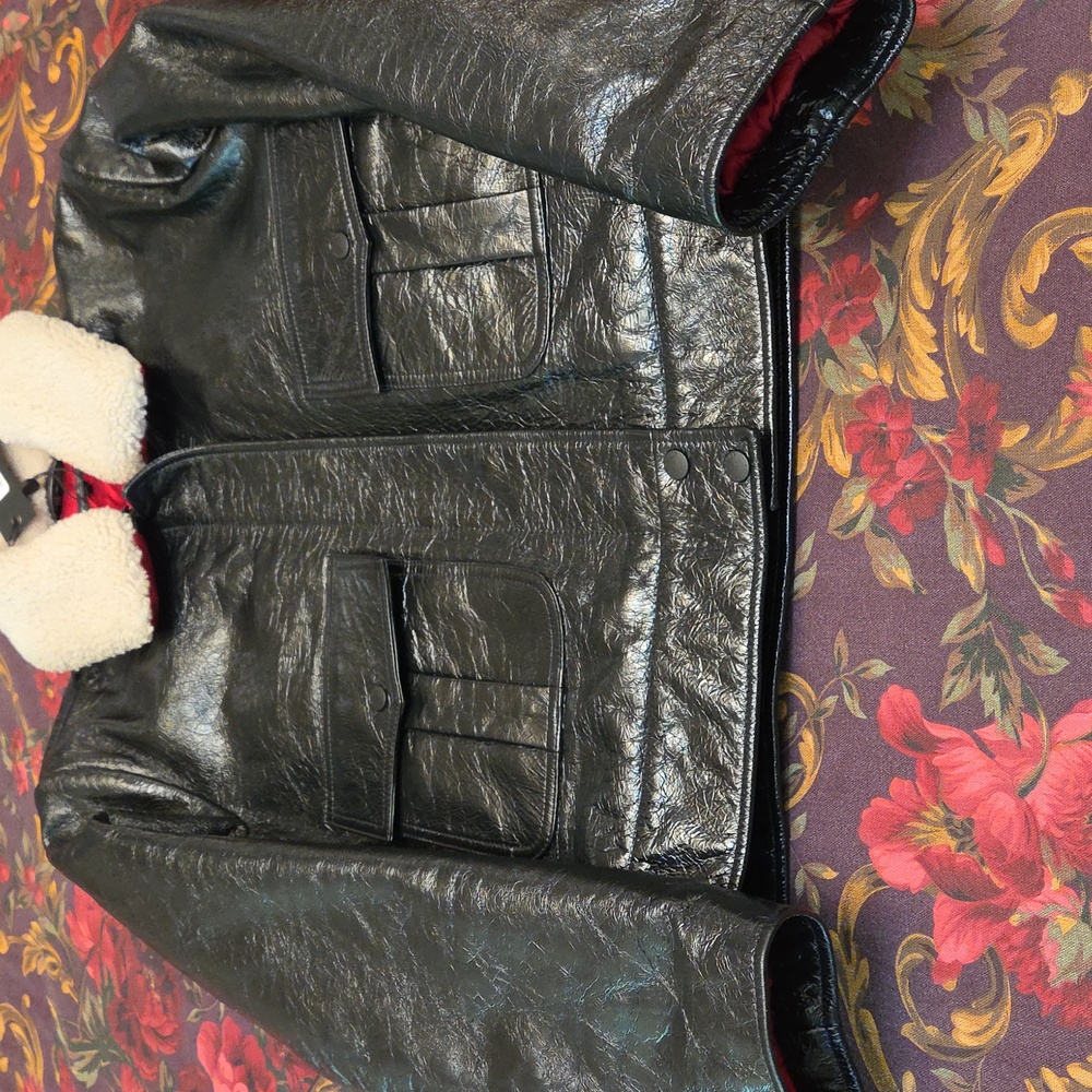 NWT Rag & Bone Colton Leather & Shearling Jacket - Picture 3 of 8